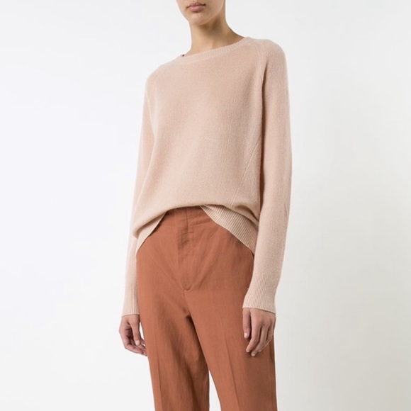 Vince Sweaters - Vince Boxy Cashmere Linen Pullover